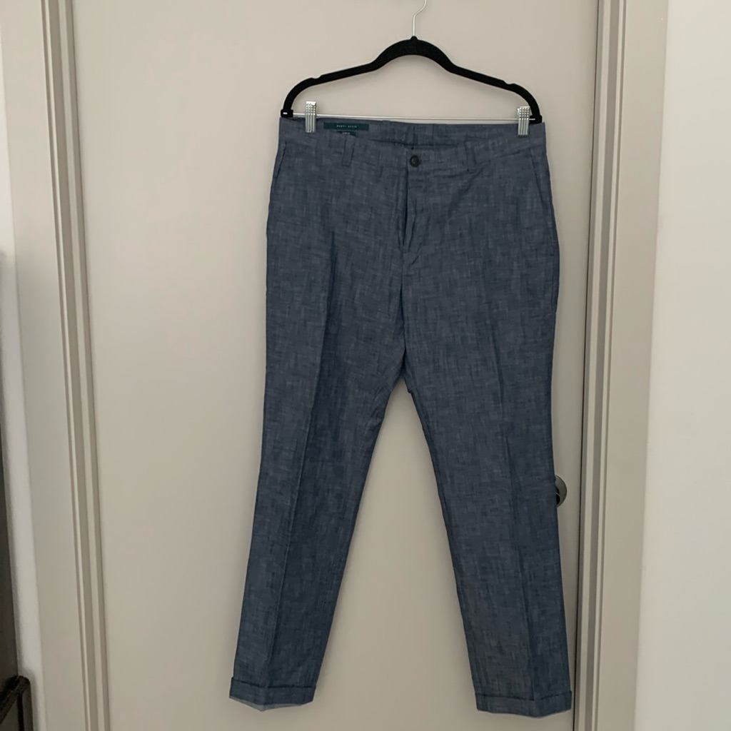 Perry Ellis  Cotton Mens Pants Size 33x30 Like Brand New